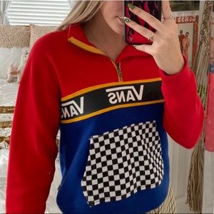 Vans cropped quarter-zip
